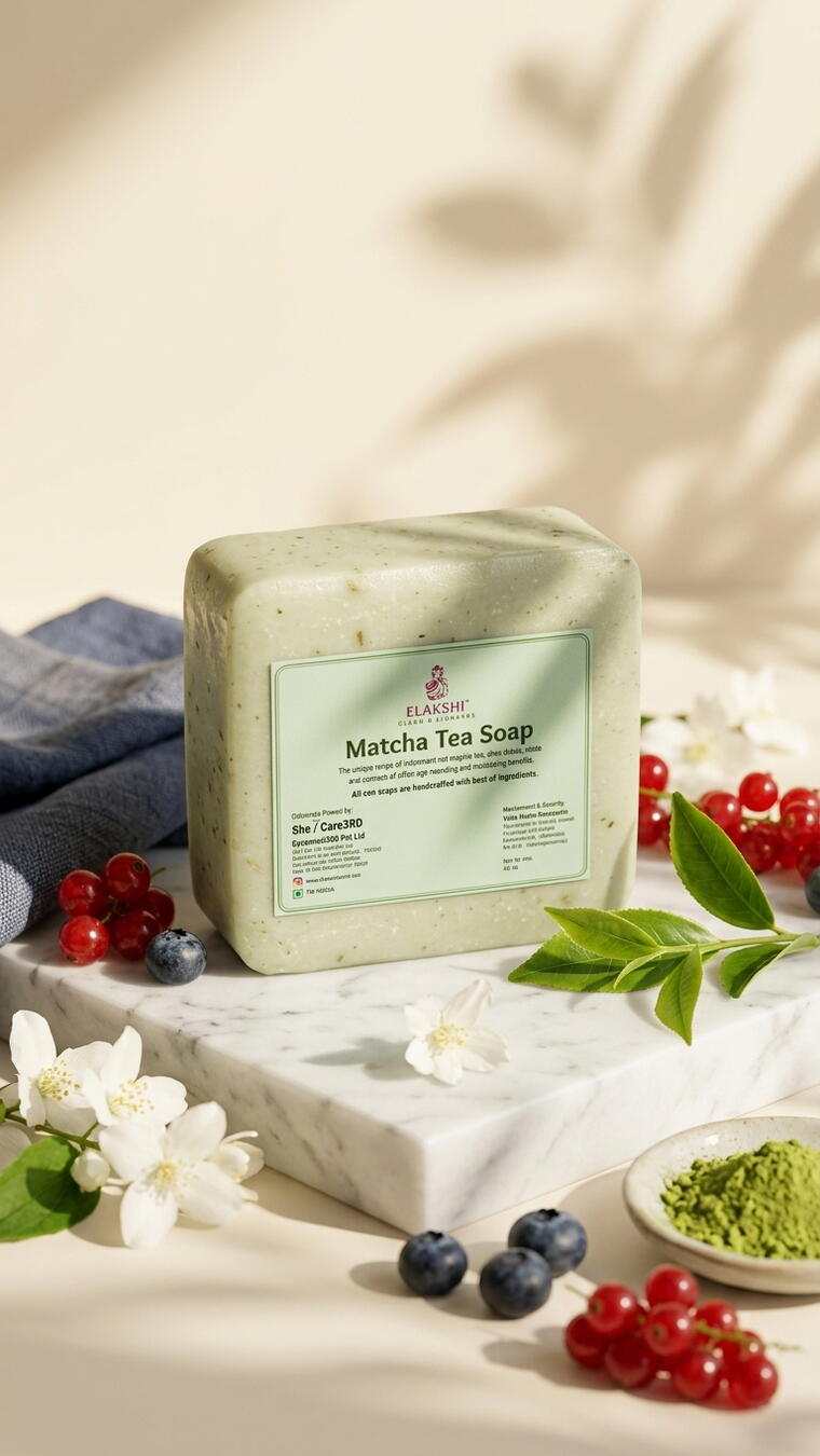Elakshi Aloe Vera Bath Soap - Image 4