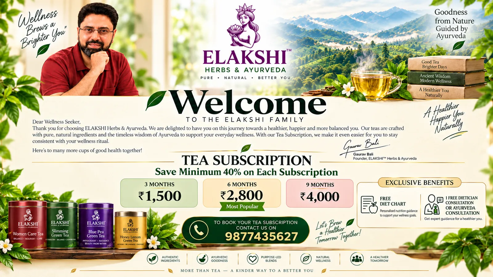 Elakshi Tea Subscription
